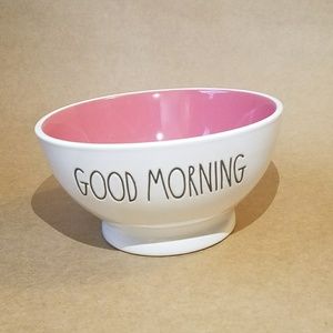 Rae Dunn GOOD MORNING bowl